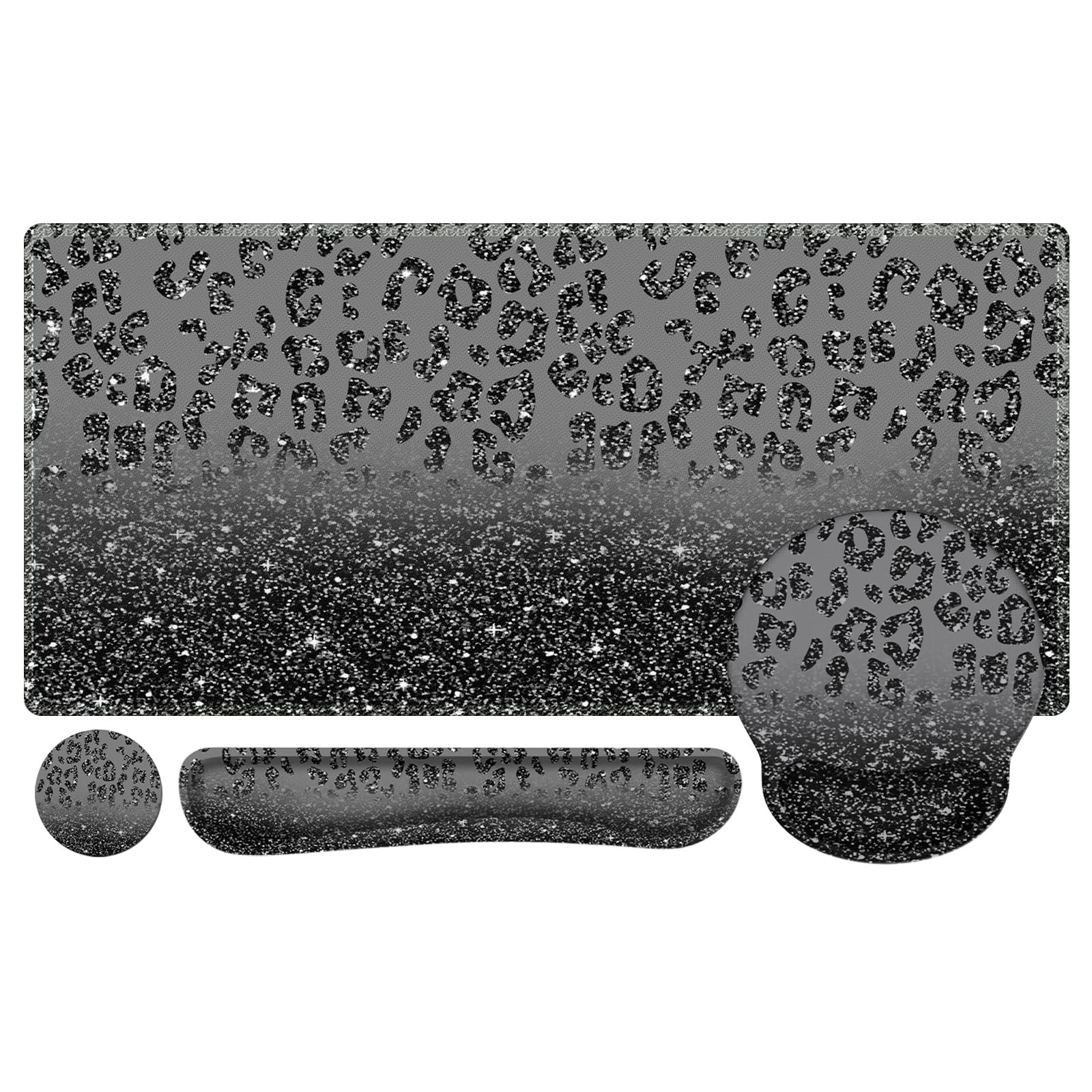 iLeadon Mouse Pad Set, 4in1 Ergonomic Desk Mat Wrist Rest iLeadon_Generic