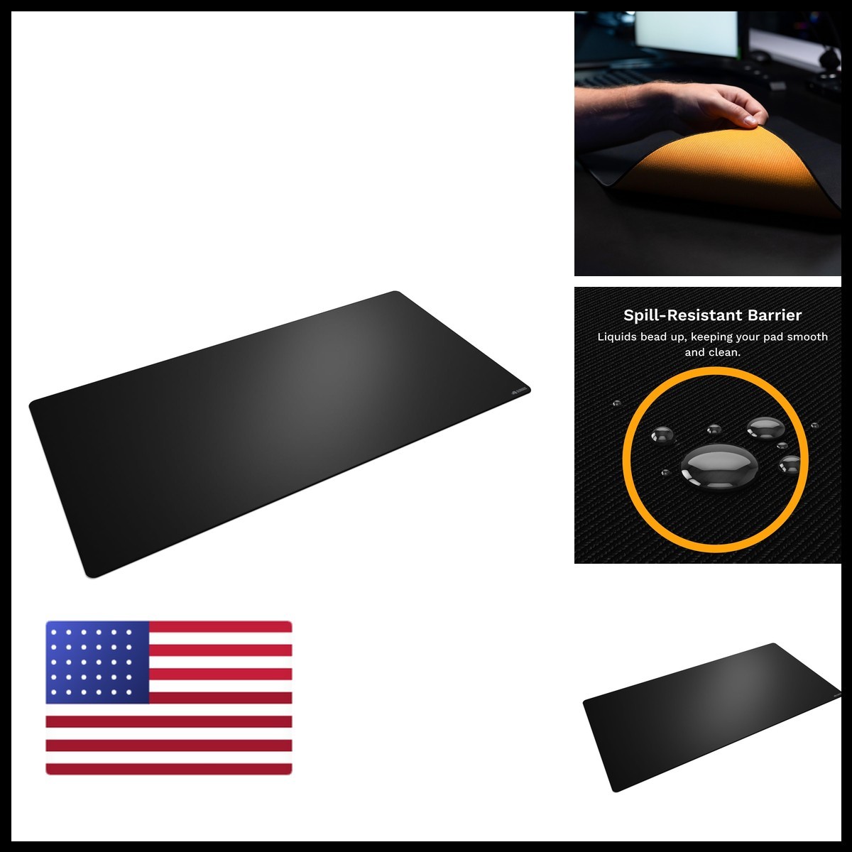 Glorious GMP 2-3XL Gaming Mouse Pad 48x24x0.12in Triple Extra Large Desk Mat