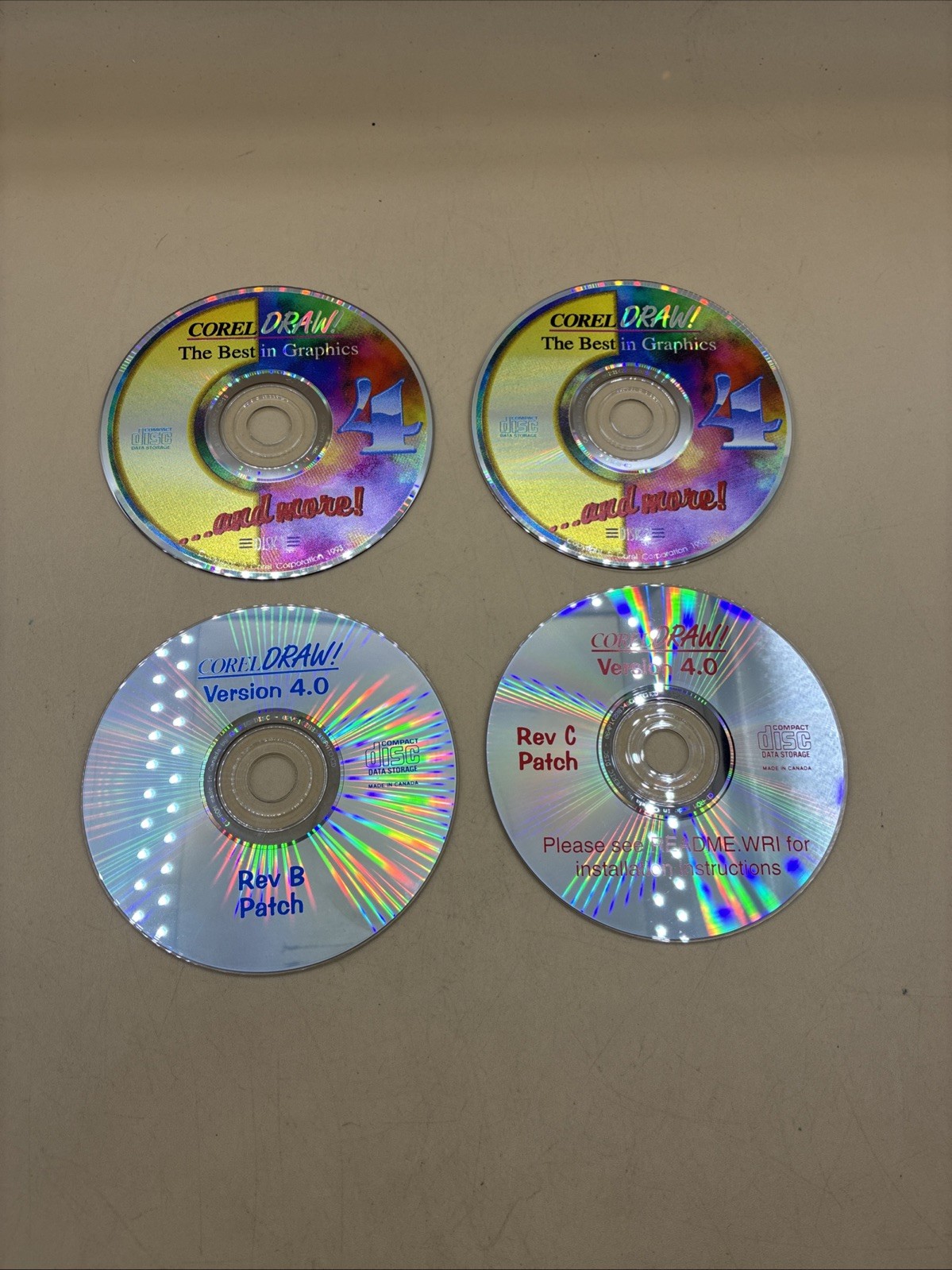 Corel Draw 4 The Best In Graphics And More CD Very Good. See Photos