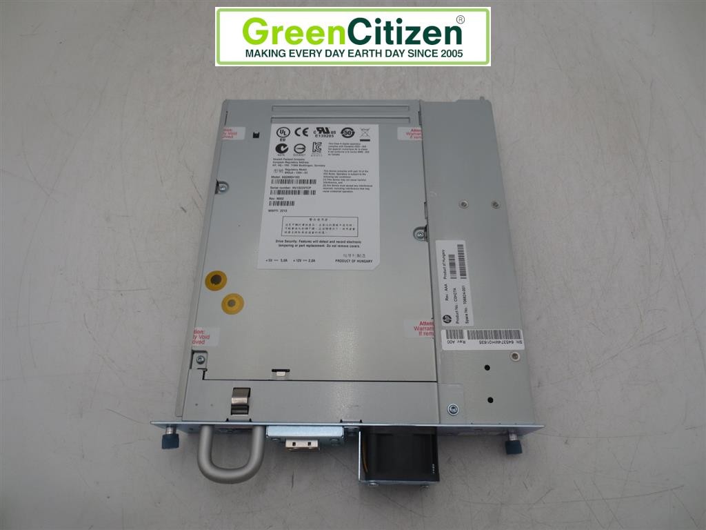 HP LTO6 Ultrium SAS Tape Drive AQ288D103 C0H27A 706824001
