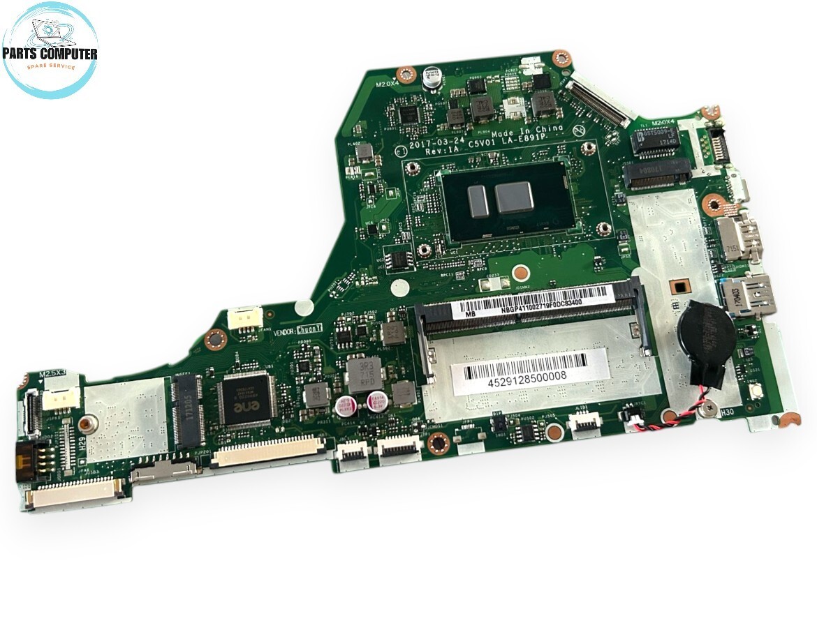 NB.GP411.002 Acer Aspire 5 A515-51-3509 Intel i3-7200U 2.50GHz LA-E891P