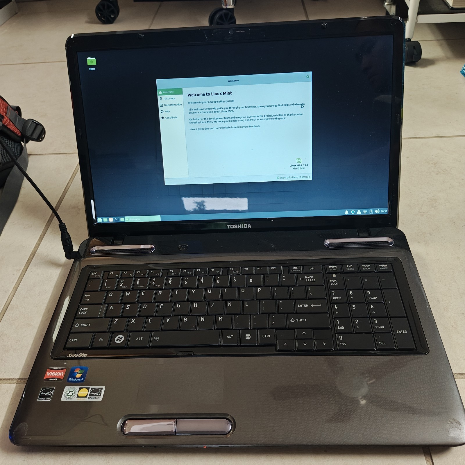 Toshiba Satellite L675D-S7016 17.3" Laptop - 320GB HDD/4GB RAM - NO BTRY #4494
