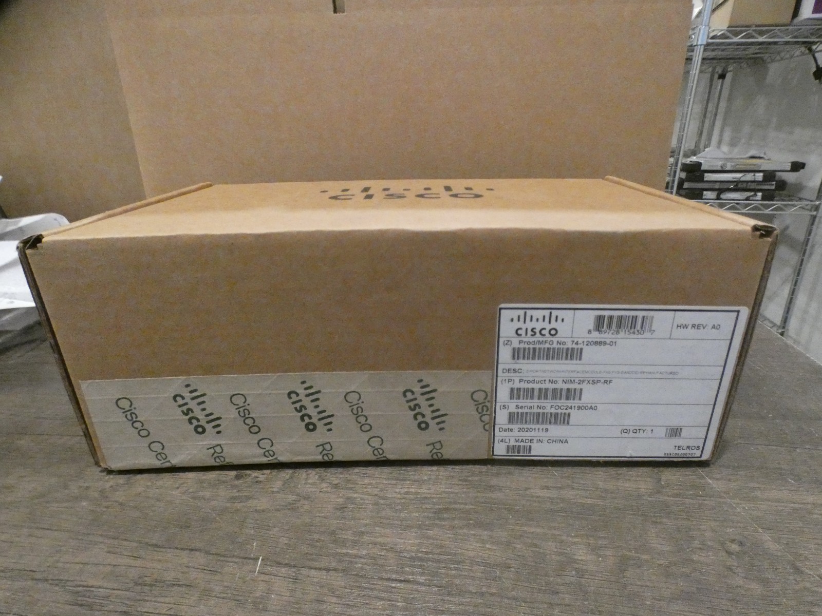 Cisco NIM-2FXSP-RF 2-Port Network Interface Module FXS 74-120889-01 (New)