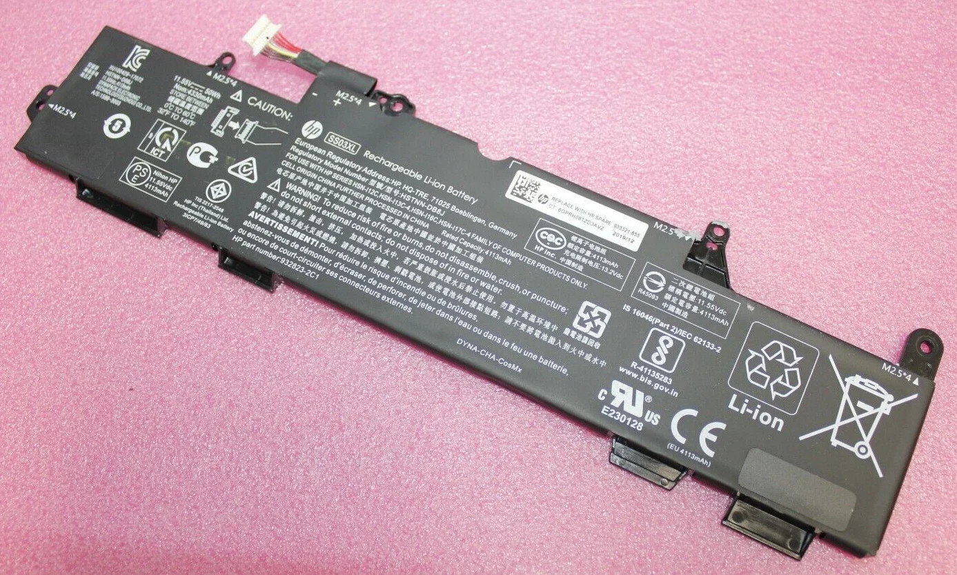 Genuine SS03XL HP Elitebook MT44 830 G6 Laptop Battery 11.55V 50Wh 933321-855