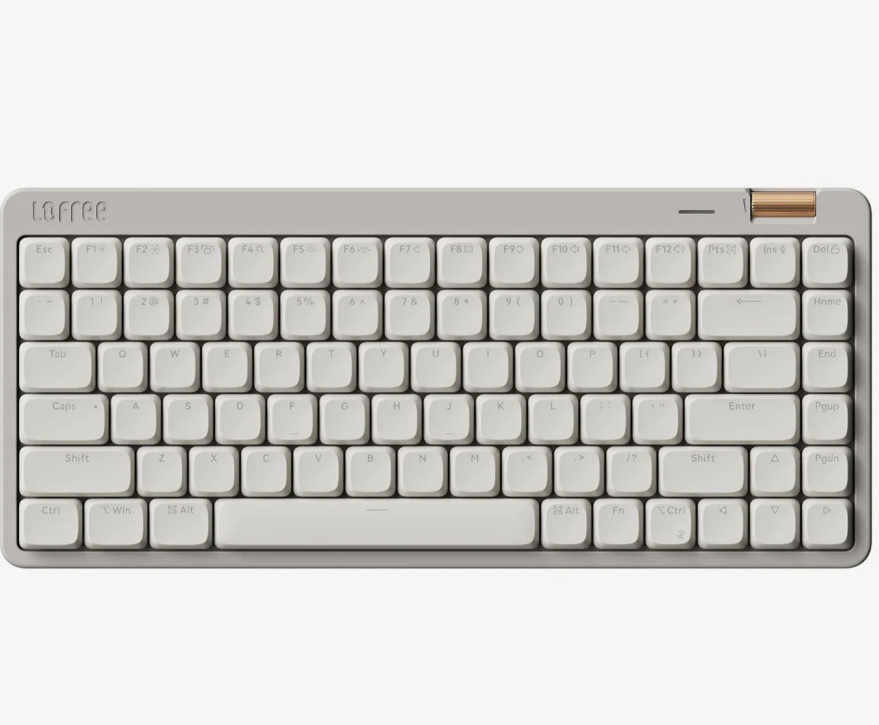 Lofree Flow Lite 84 Key Low Profile Mechanical Keyboard Wireless/Wired MARBLE