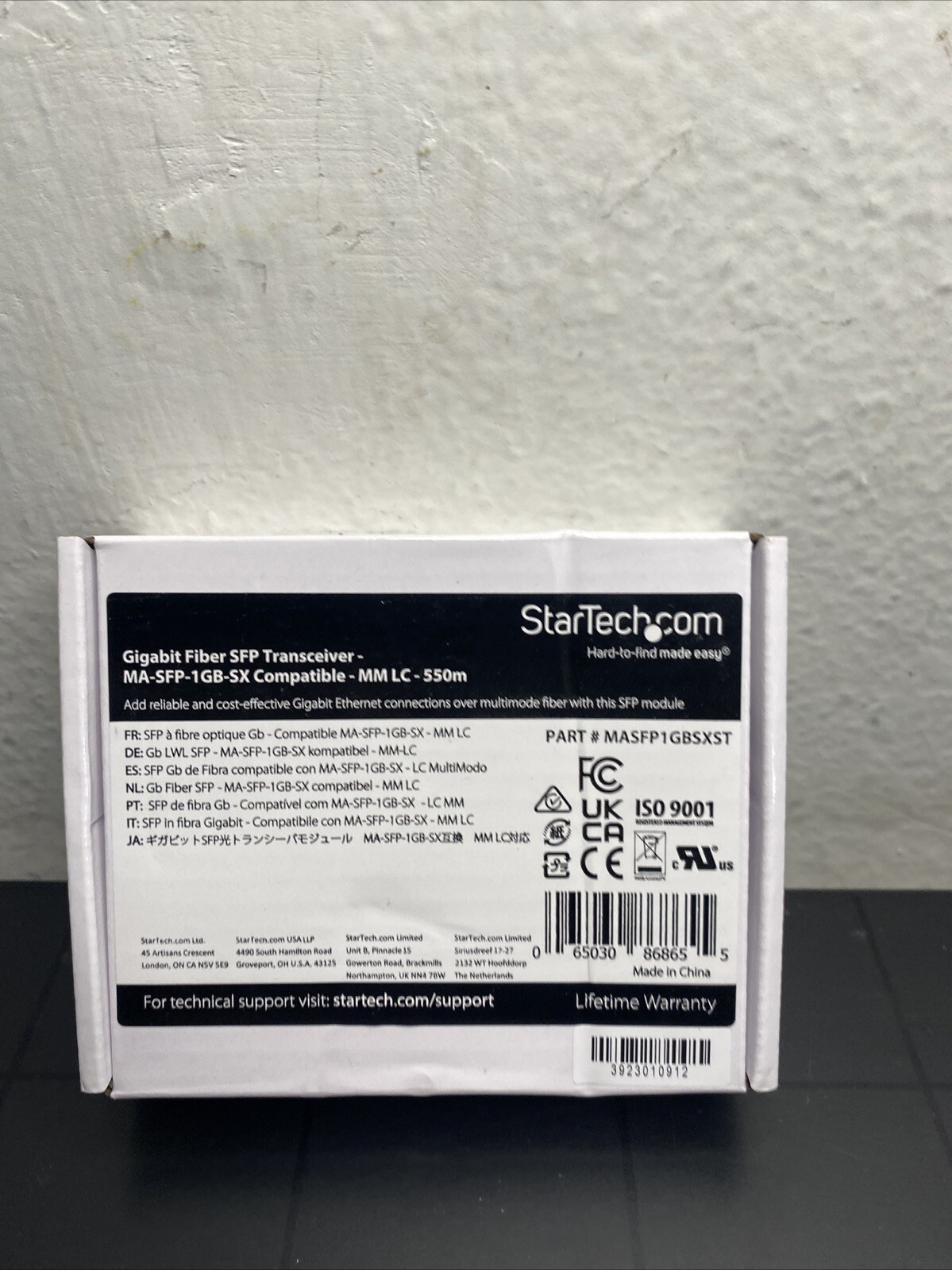 StarTech.com Cisco Meraki MA-SFP-1GB-SX Compatible SFP - Gigabit Fiber
