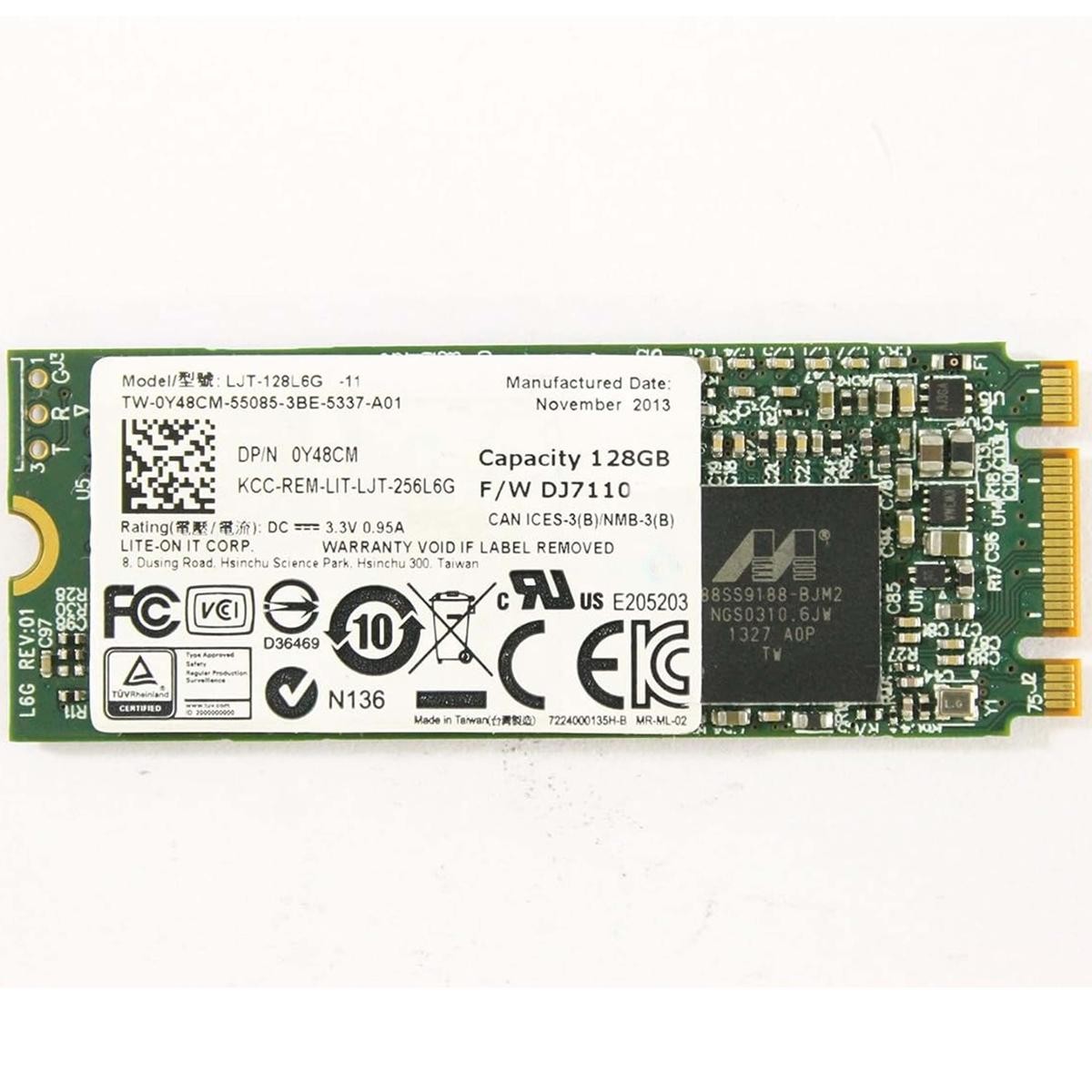 Liteon Ssd M.2 SATA NGFF 2260 128GB SOLID STATE DRIVE LJH-128V2G-11 Venue_