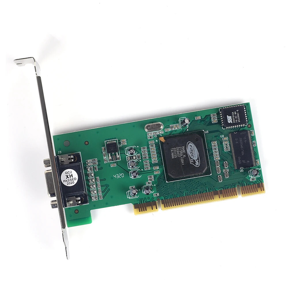 ATI Rage XL 8MB PCI VGA Video Graphics Card for Desktop PC Computer