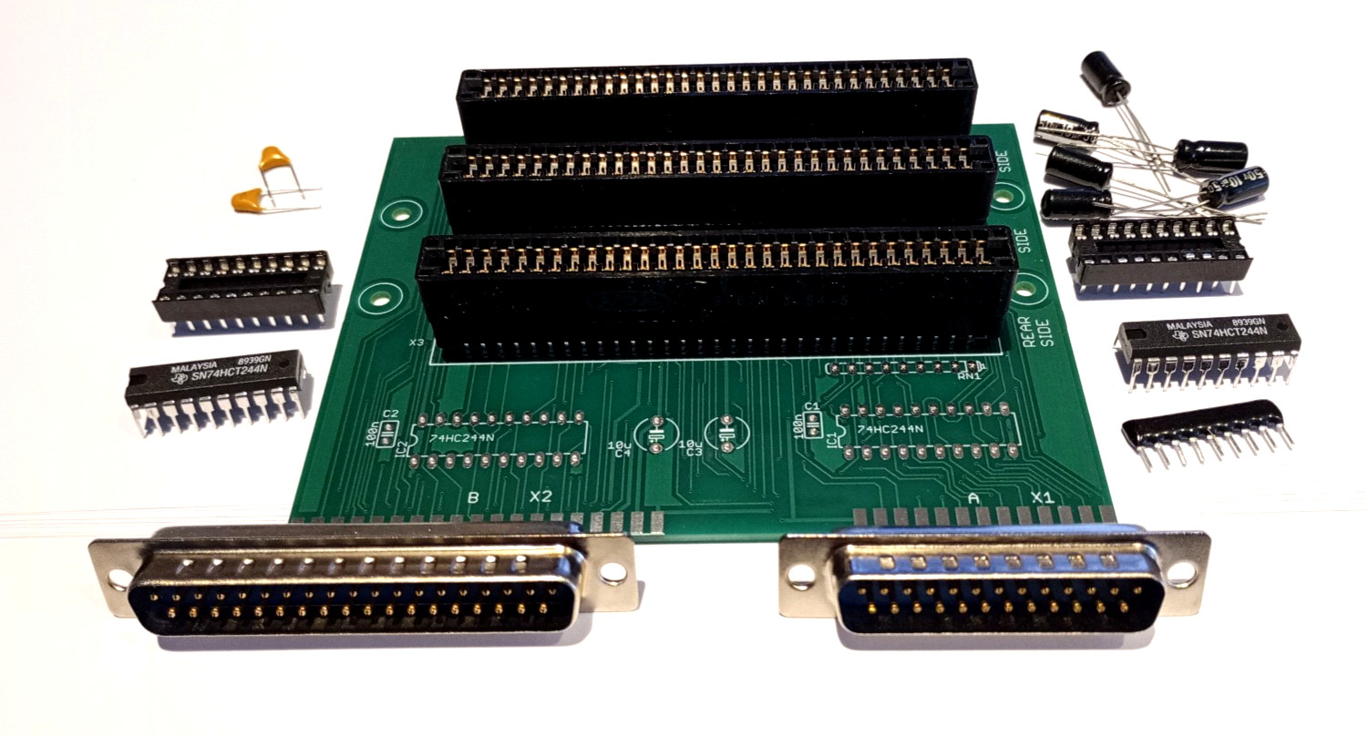 External 8 Bit ISA Bus Expansion board for Amstrad PPC 512 640 - Kit