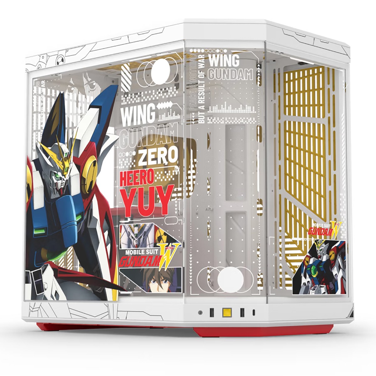 HYTE Y70 Dual Chamber ATX Mid-Tower Modern Gaming PC Case, Gundam Wing