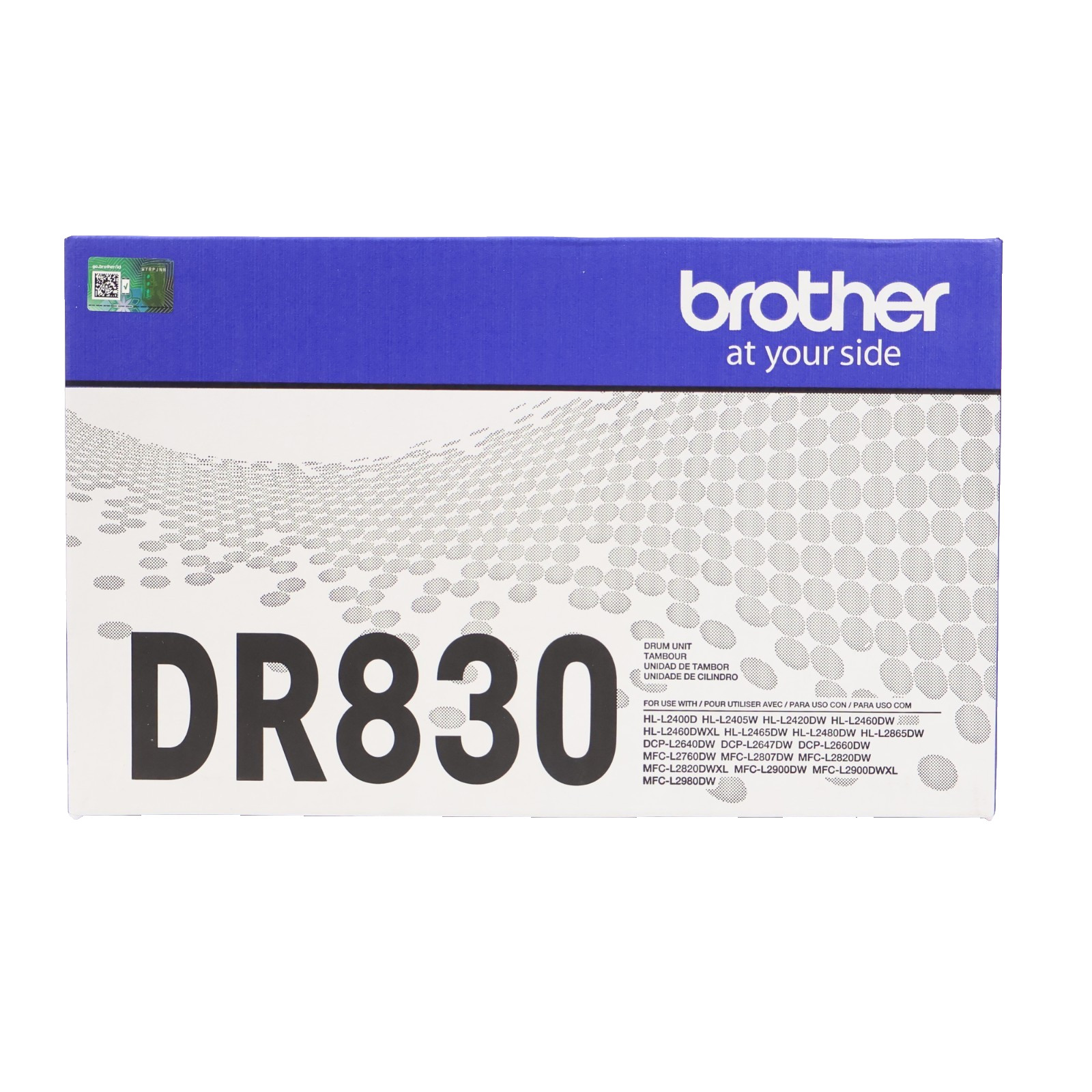 GENUINE Brother DR830 Drum Unit 15,000 Pages DR-830 HL-L2400D, HL-L2405W