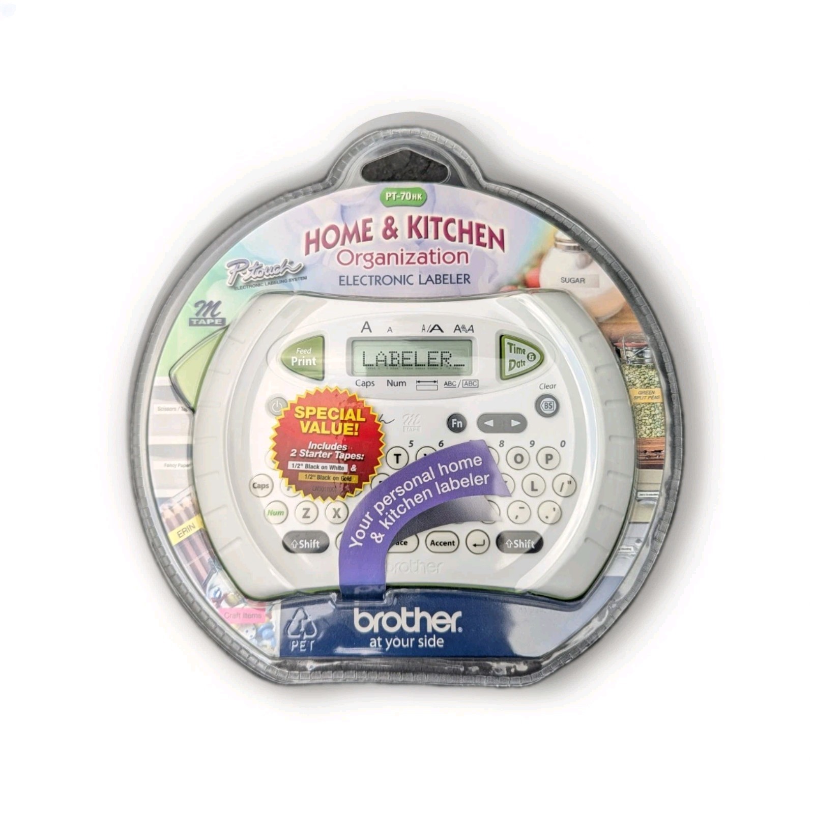 Brother PT-70HK P-Touch Person Handheld Labeling System (New)