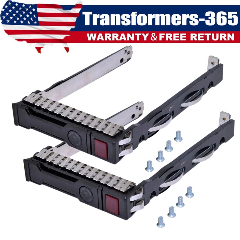 2pcs 2.5" HDD Tray Caddy for HP DL380 DL360 G8 G9 G10 651687-001 651699-001