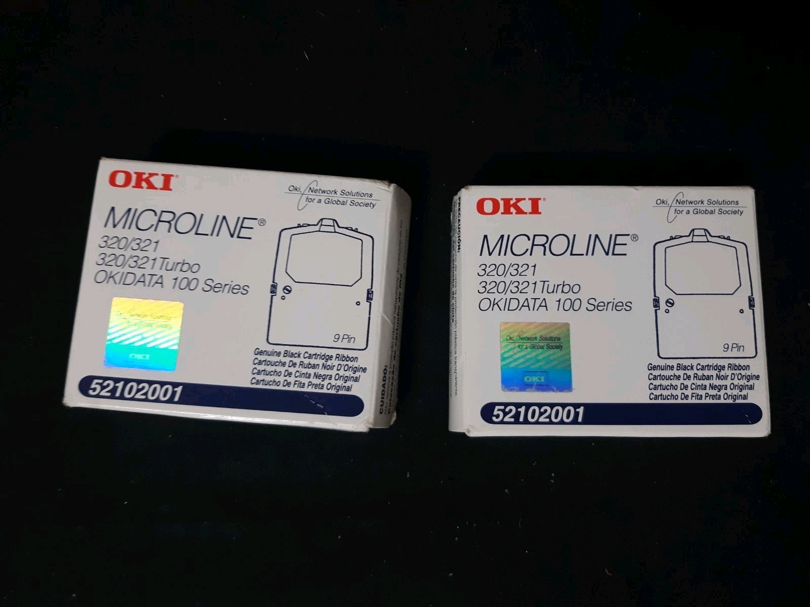 Oki Microline 100 Series Black Ink Cartridges