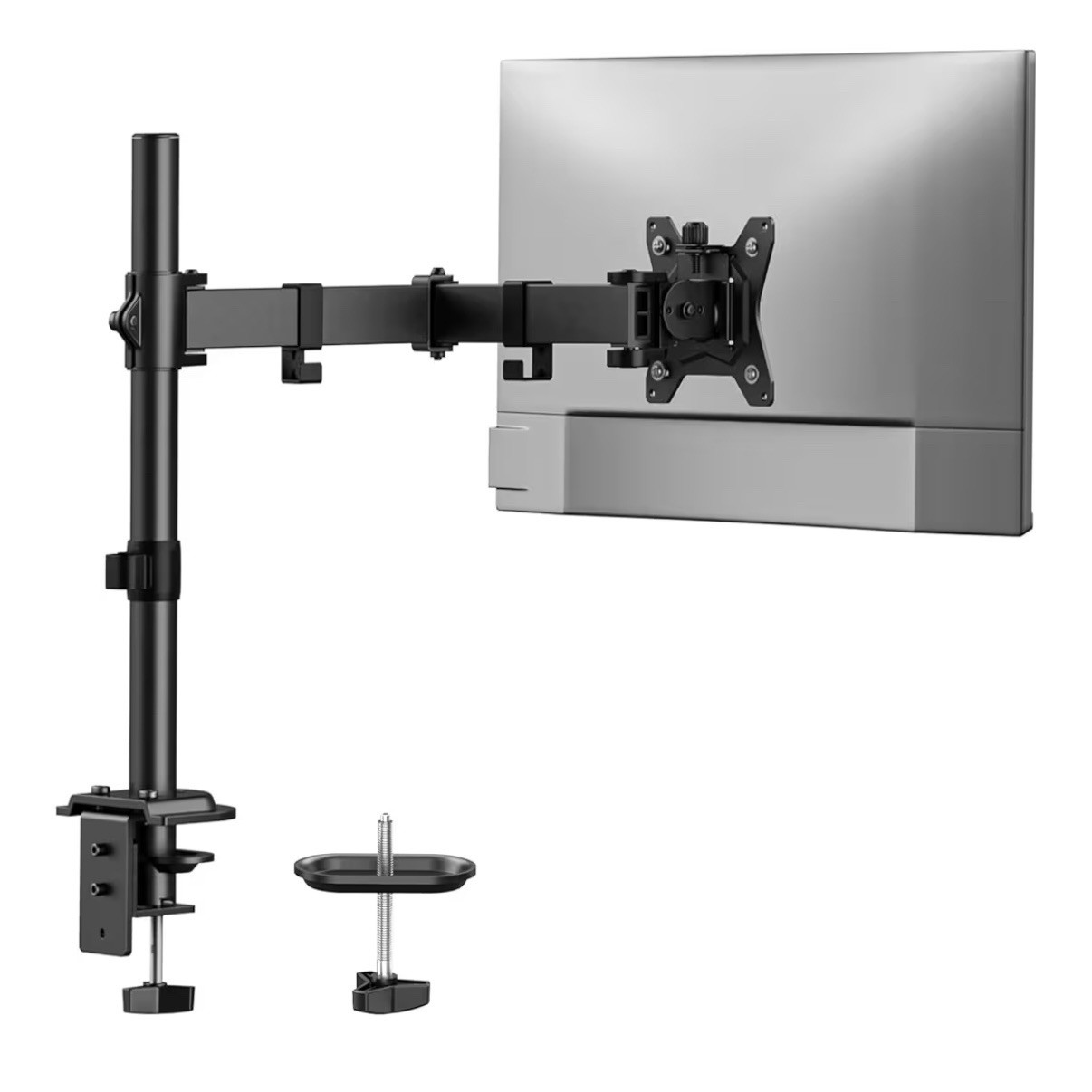 HUANUO Single Monitor Mount, Monitor Arm for 13”-32” Monitors up to 17.6 lbs NEW