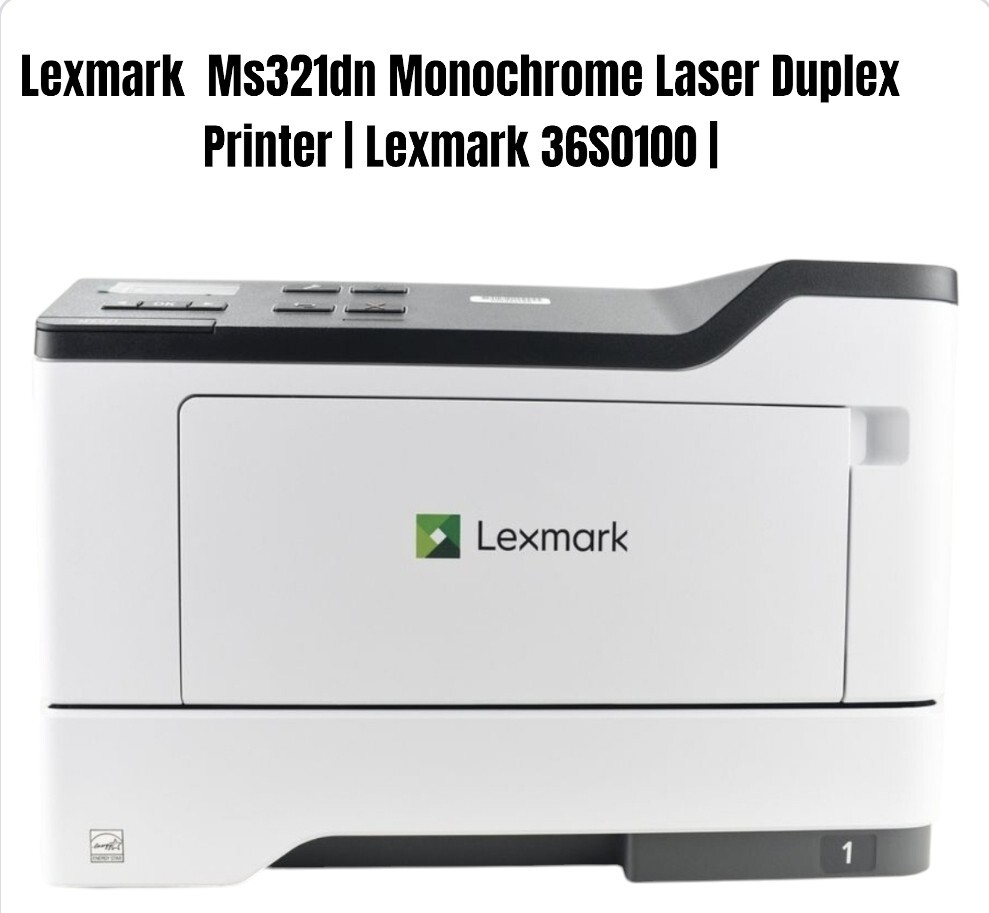 Lexmark MS321dn Monochrome Laser Printer – High-Speed, Duplex, Business-Ready