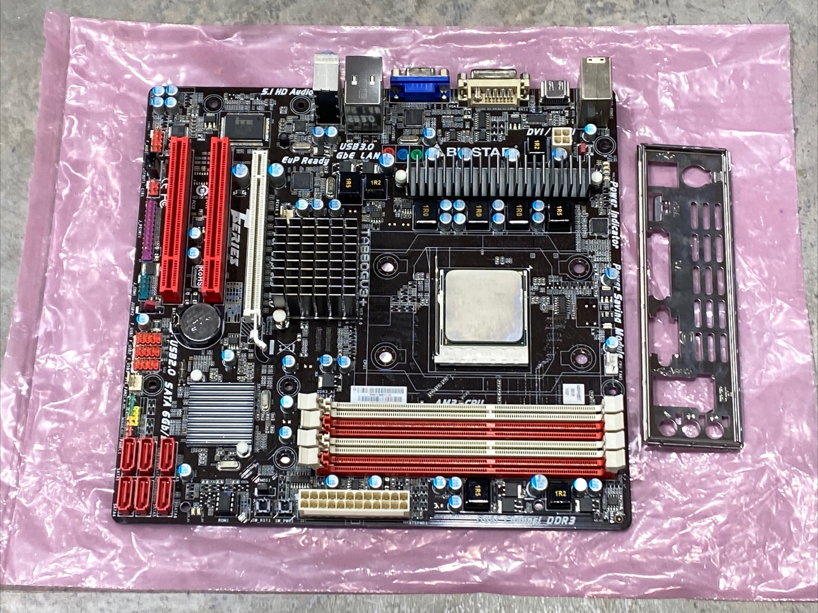 Biostar Tseries AM3 CPU Mother Board KWD1200031226 AS-IS
