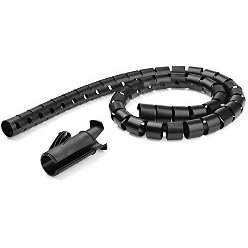 StarTech CMSCOILED2 2.5m Cable Management Sleeve Black