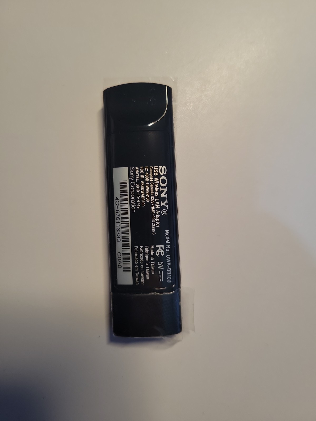 Sony UWA-BR100 USB Wireless LAN Adapter for BRAVIA TV Blu-ray Player Black