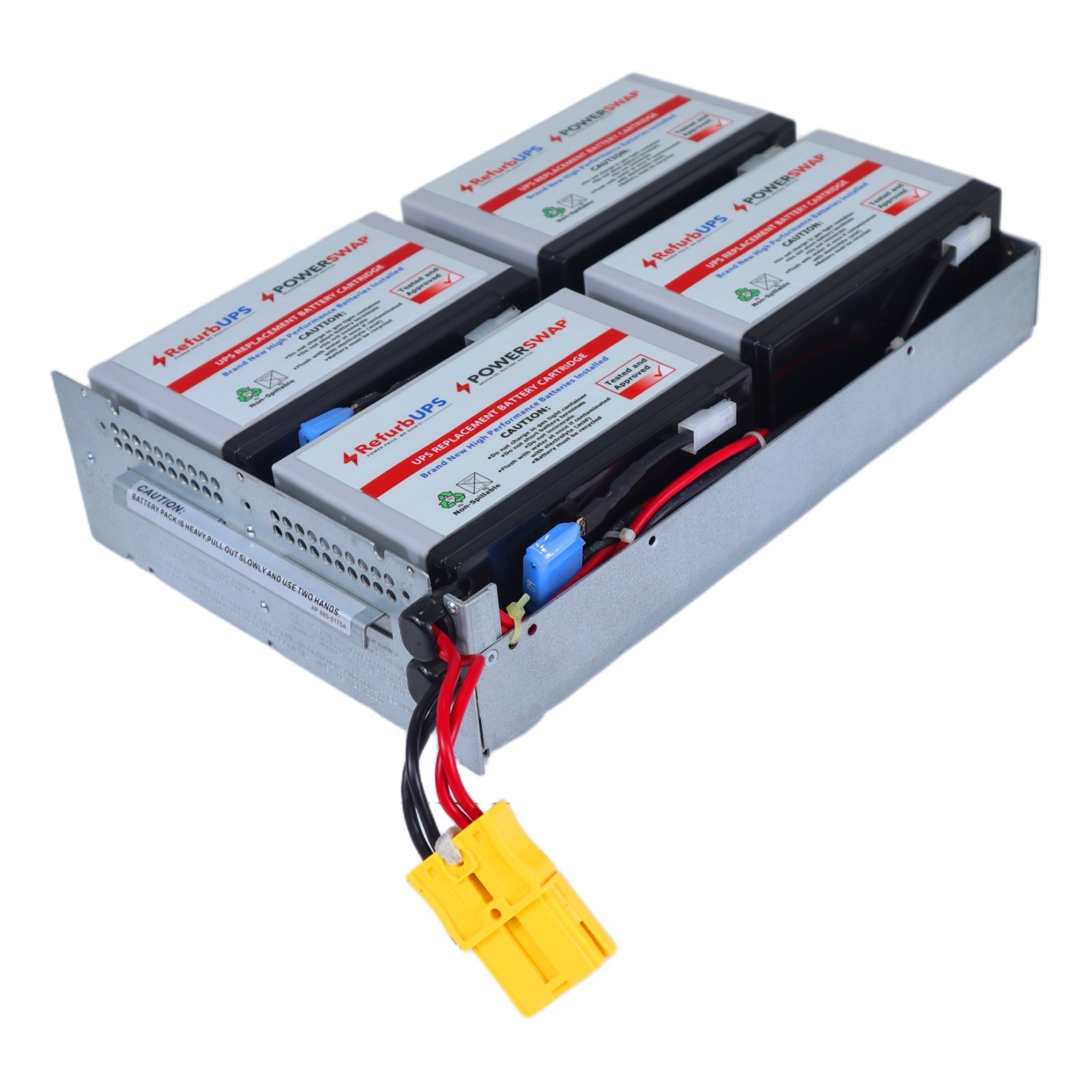 APC RBC133 SMT1500RMUS Battery Cartridge With New Batteries - Hot-SWAP Ready