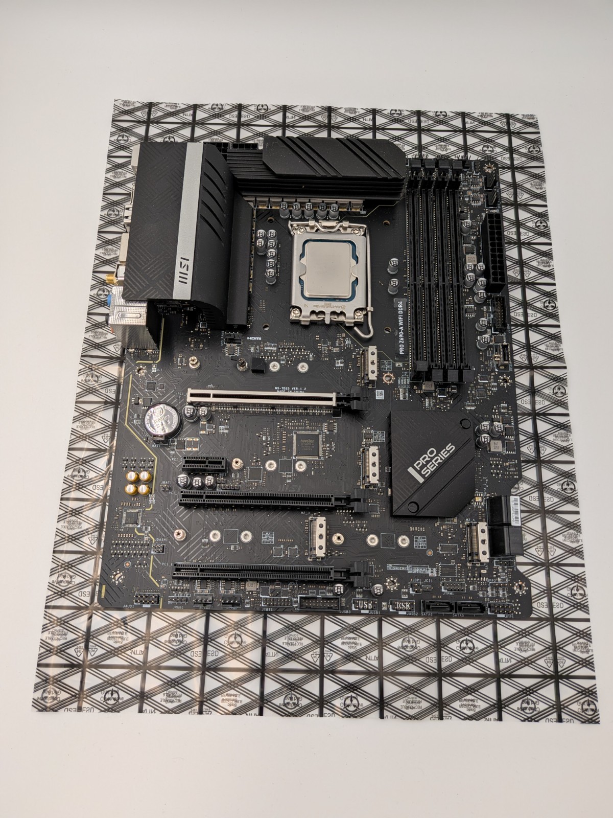 Intel Core i7-12700K + MSI PRO Z690-A WIFI DDR4 Motherboard Combo