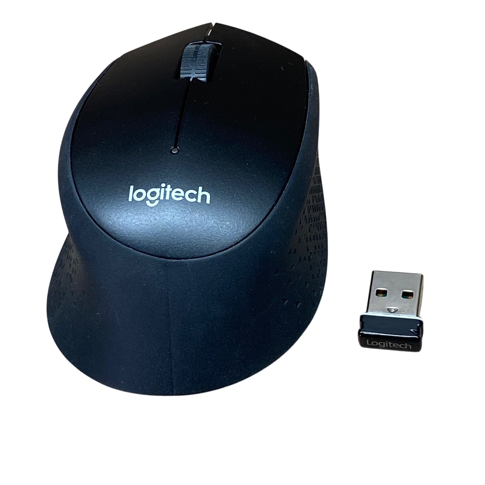 Logitech M330 Silent Plus Wireless Mouse Black w/ USB Receiver Dongle 910-004905