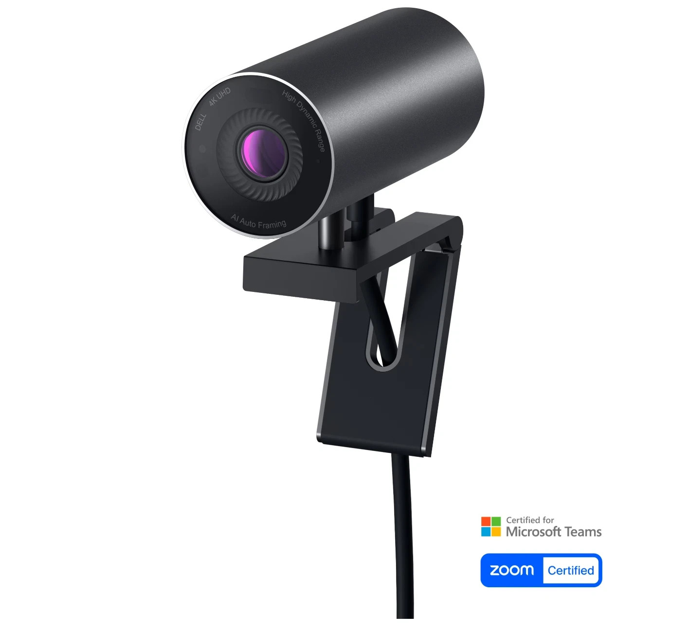 Dell UltraSharp WB7022 4K UHD HDR Webcam AI Auto Framing Zoom Teams w/ Box