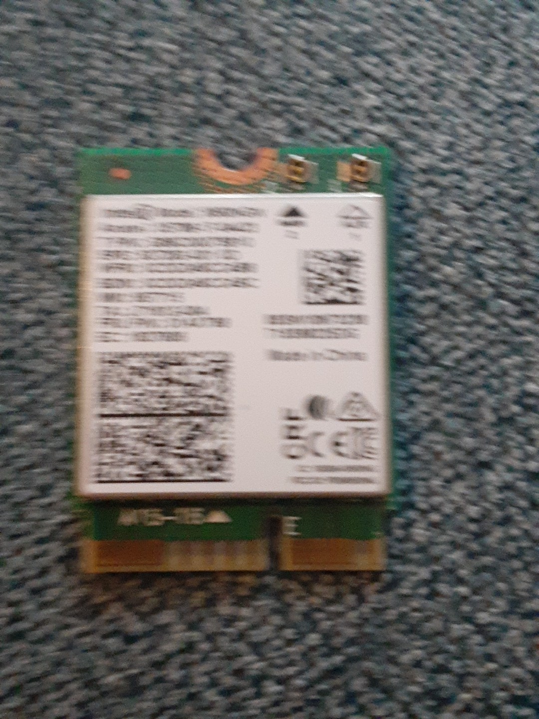Intel Dual-Band Wireless N 9560 WiFi Card Model 9560NGW