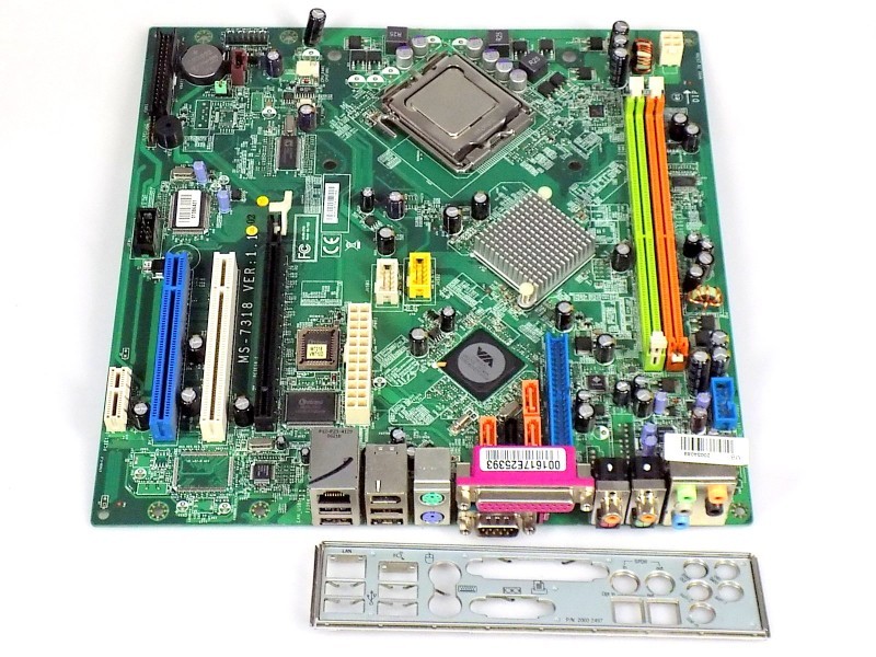 MSI Medion MS-7318 1.1 BTX + Intel Core 2 Duo E6300 - Motherboard CPU Retro Bundle