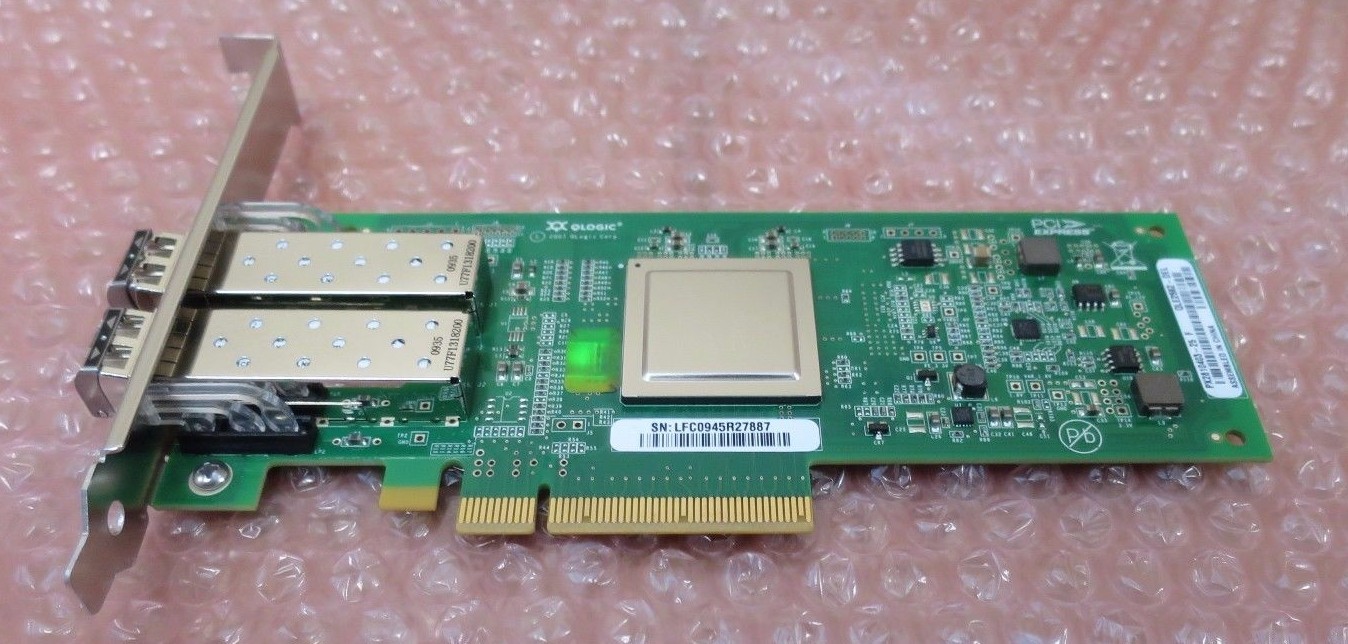 Fujitsu S26361-F3631-E2 Qlogic QLE2562-F Dual 8GB/s 8GBps FC Fibre Channel HBA