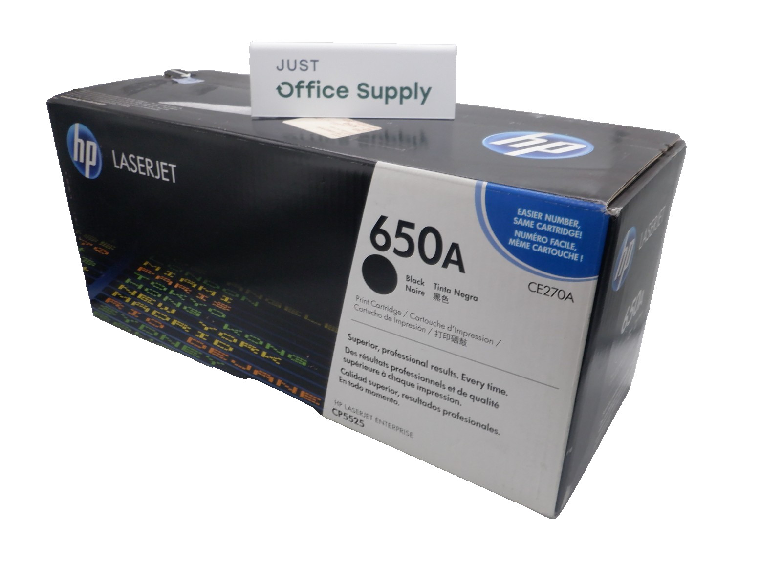Genuine HP 650A Black CE270A Print Toner Cartridge  D