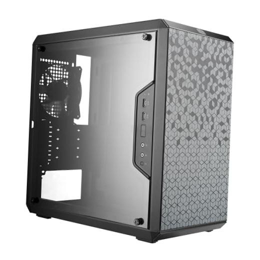 Q300L V1 Micro-ATX PC Case, High Airflow, Transparent Panel