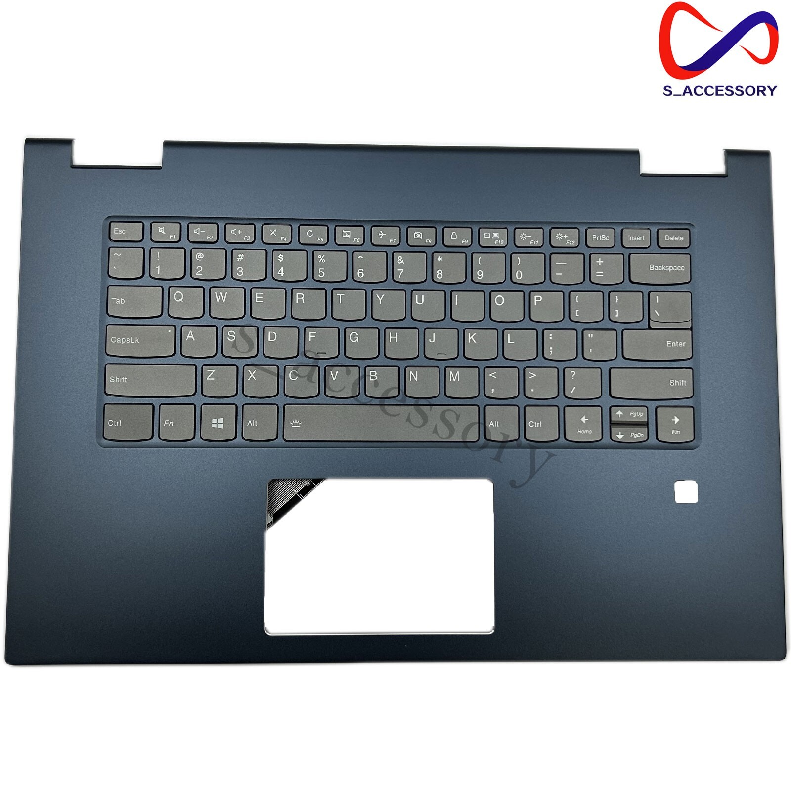 New Lenovo Yoga 730-15IKB 730-15IWL Palmrest Keyboard Backlit Blue 5CB0U65209 US