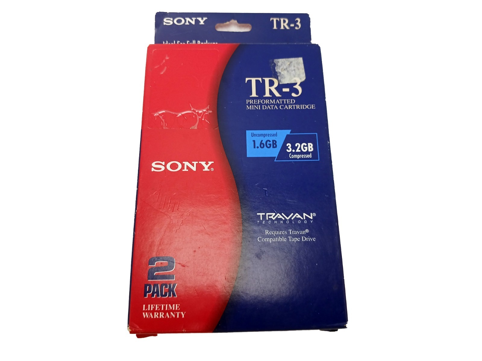 Sony TR-3 Mini Data Cartridge 1.6GB 3.2GB - NEW OPEN BOX