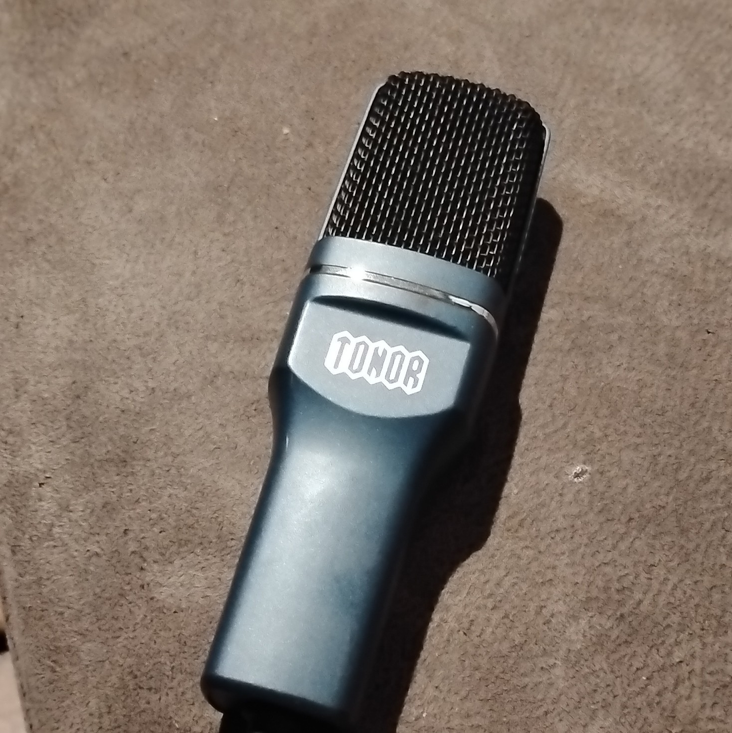 TONOR TC-777 USB Cardioid Plug & Play Handheld Microphone, Black