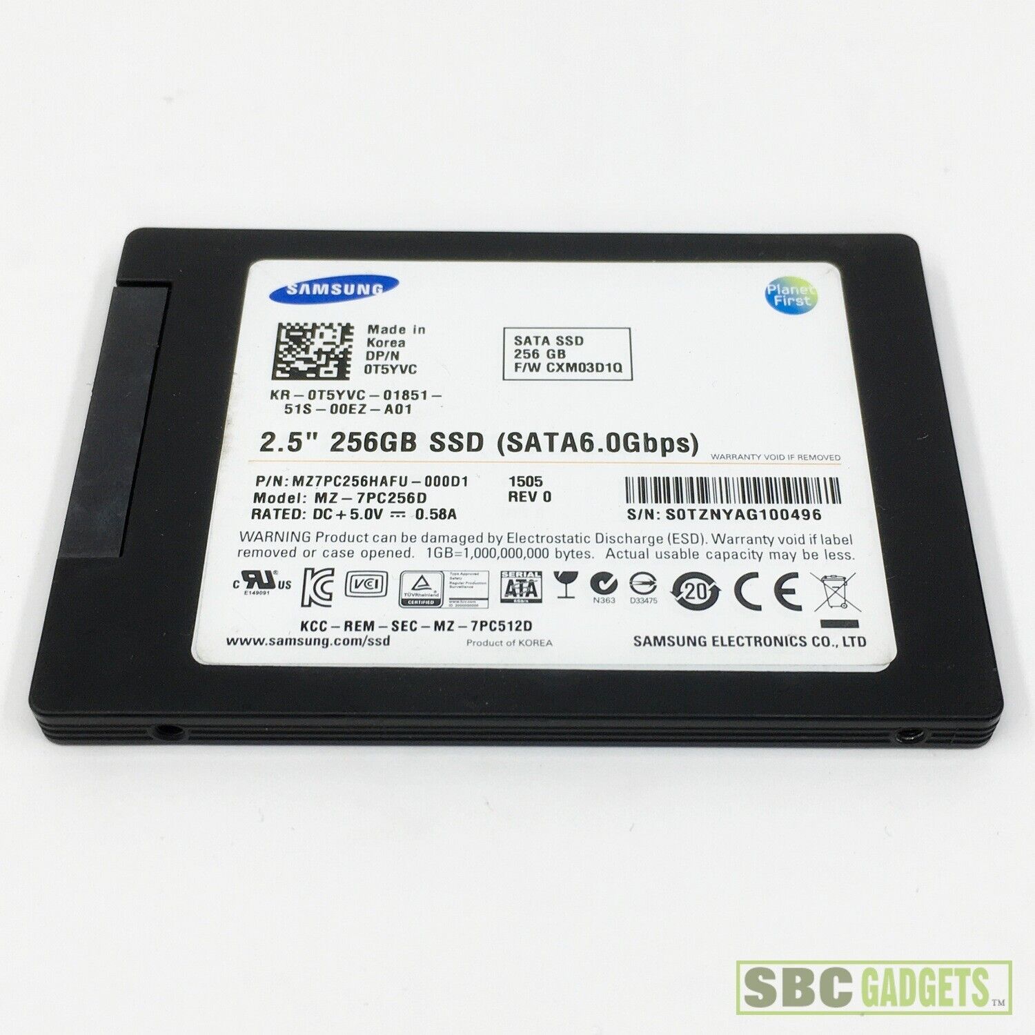 Solid State Drive 256GB (SSD) Samsung 2.5\