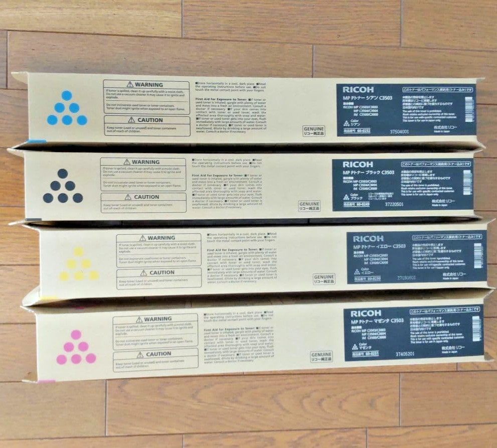 RICOH IMAGIO MP C3503 Toner Domestic genuine product 4 -color set Japan