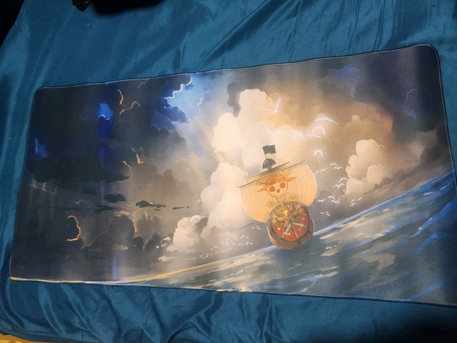 Extra Large PC Gaming Mat - Pirate Ship Design