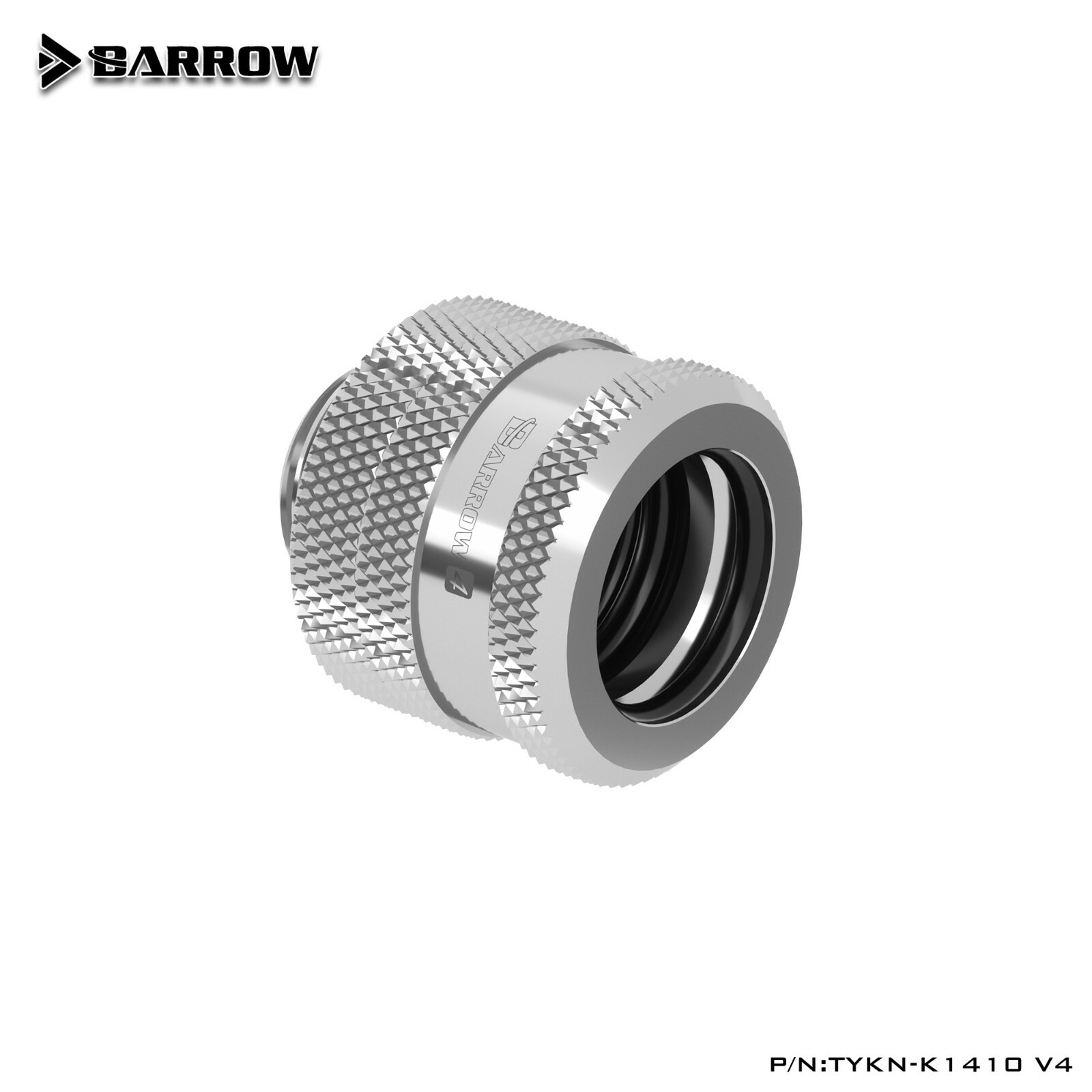 8 Pcs Barrow G1/4" Compression Fitting For 14mm OD Rigid Tube TYKN-K1410 V4 Nik