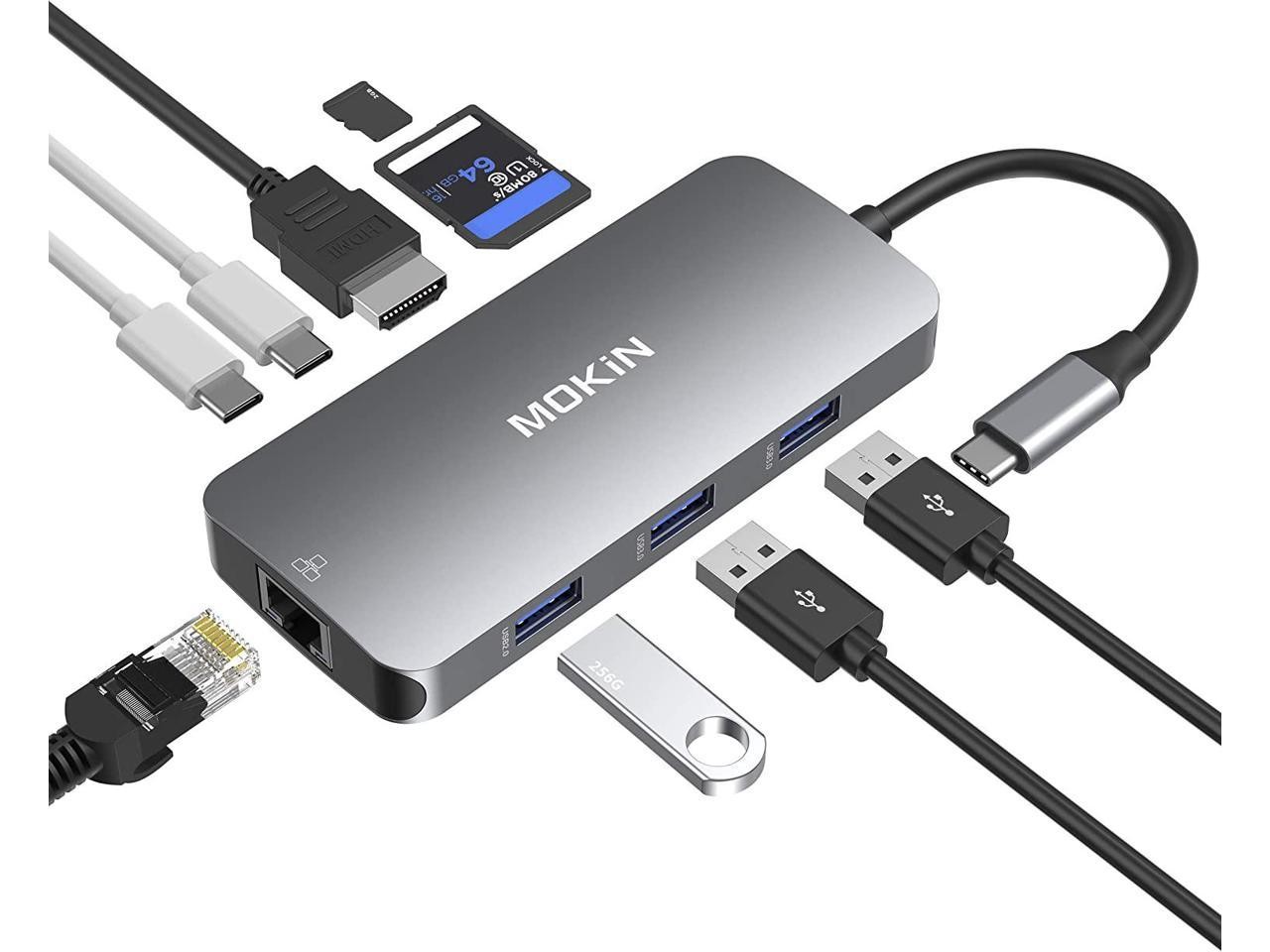 Mokin 9 in1 USB-C Hub Adapter Docking Station (/RT6-17185-MOUC510A-NOB)