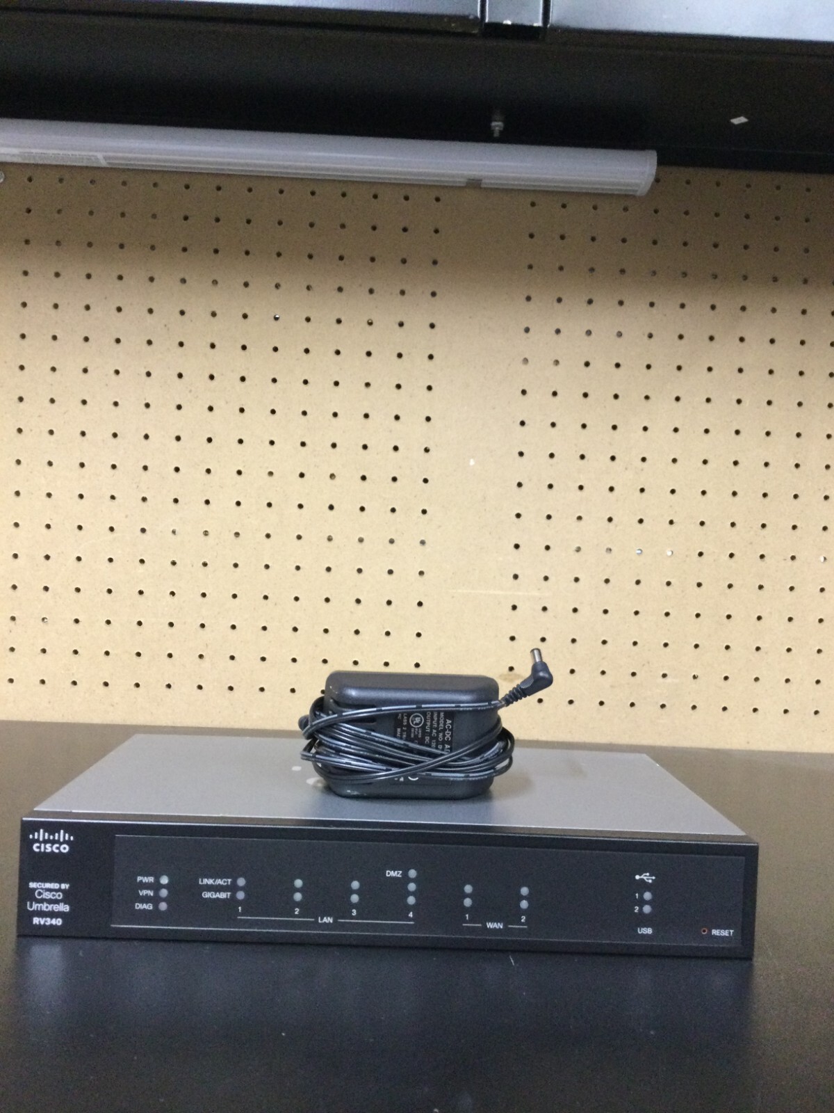 Cisco  RV340-K9-NA  4-Ports Dual WAN Gigabit VPN Router.