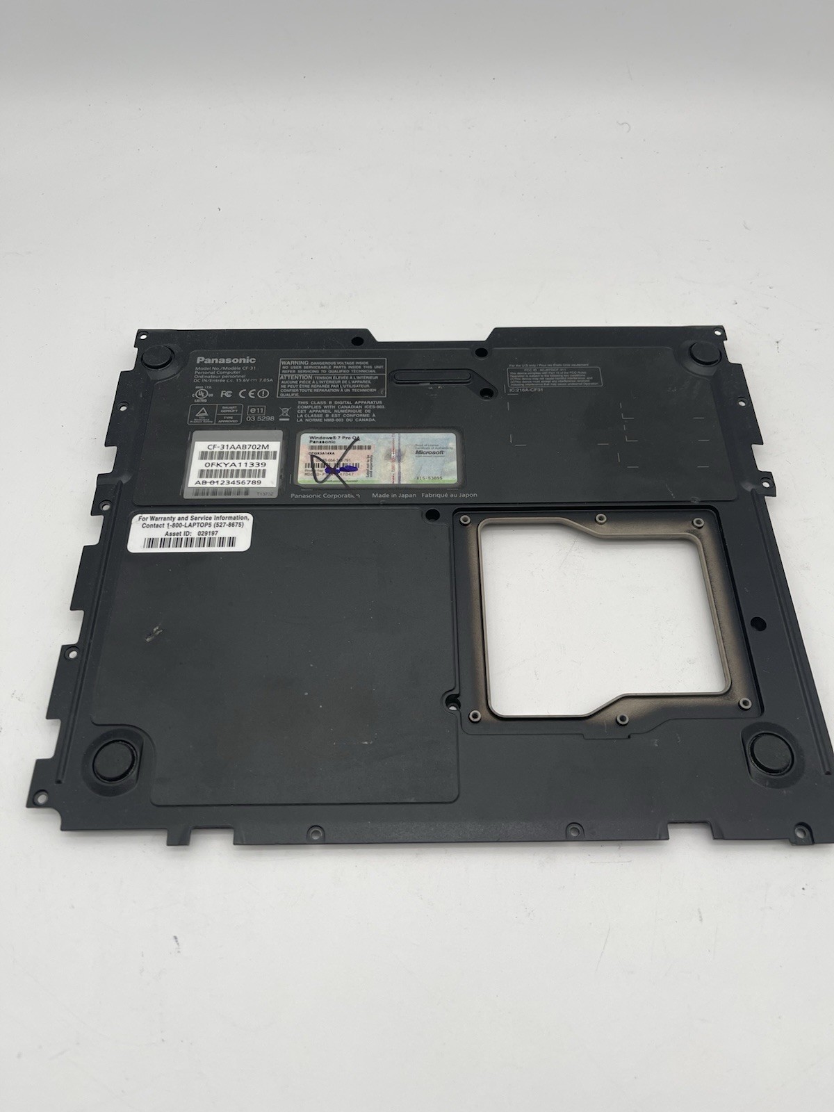 Original Shell For Panasonic TOUGHBOOK CF-31 Bottom cover Rear