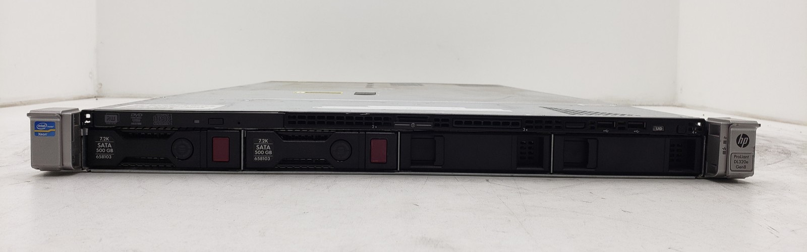HP ProLiant DL320e Gen8 1U Rack Server Xeon E3-1240 v2 12GB RAM No HDD.