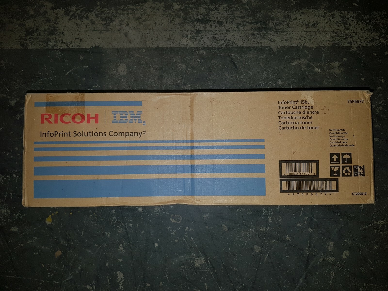 Genuine Ricoh/IBM 75P6877 Black Toner Cartridge InfoPrint 1585 BNIB