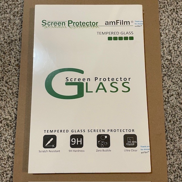 AmFilm (2PK) Tempered Glass Screen Protector for iPad Pro 10.5 - NEW Sealed