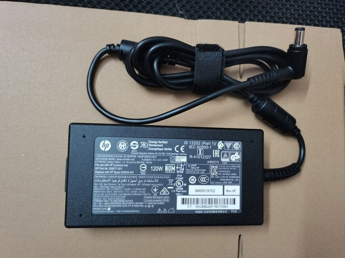 For HP Pavilion AIO 23-q114 120W 19.5V 6.15A 908077-001 AC Adapter Original NEW