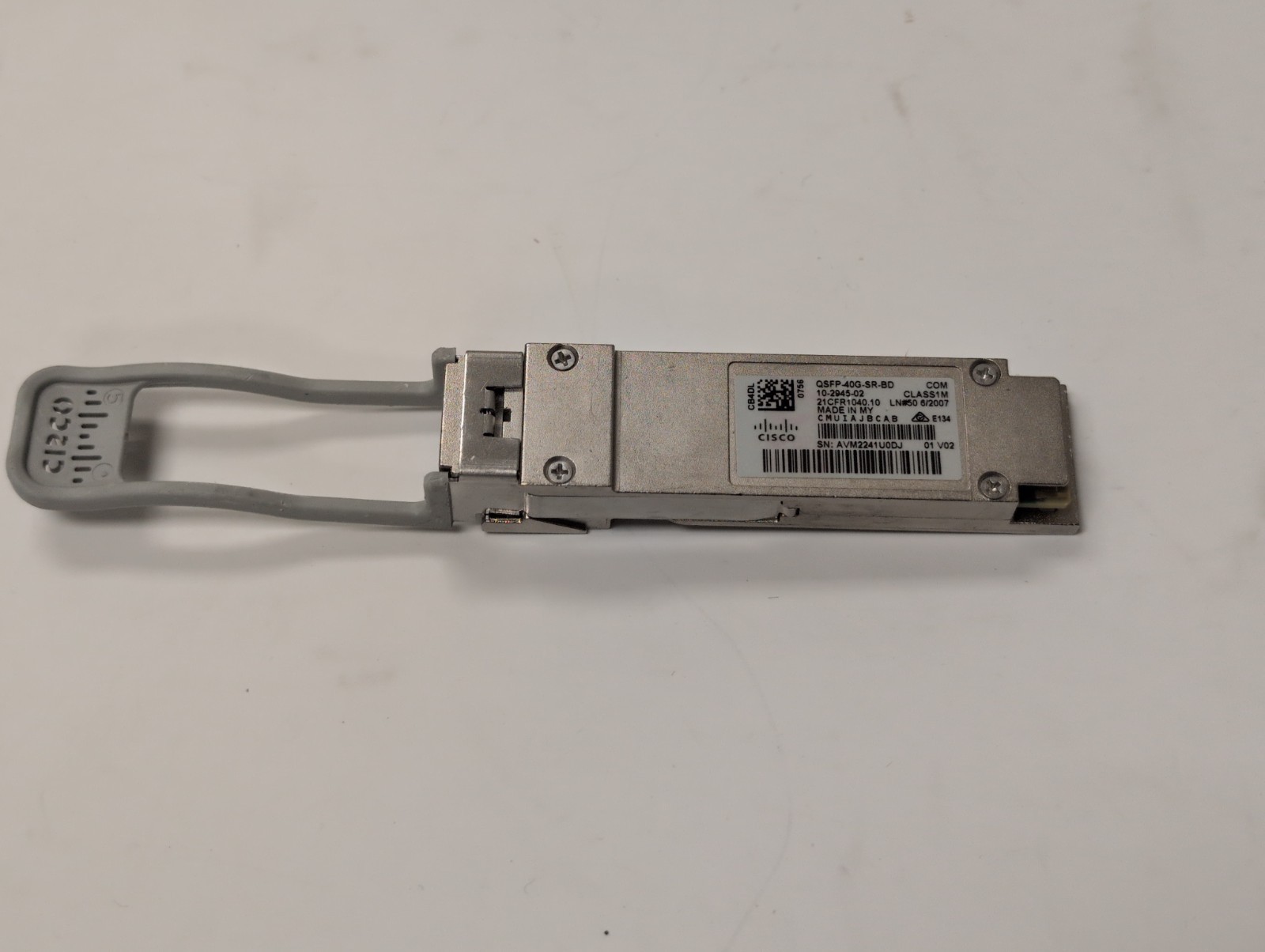 Cisco QSFP-40G-SR-BD 10-2945-02 40GBASE-SR-BD Transceiver Module W/ Hologram