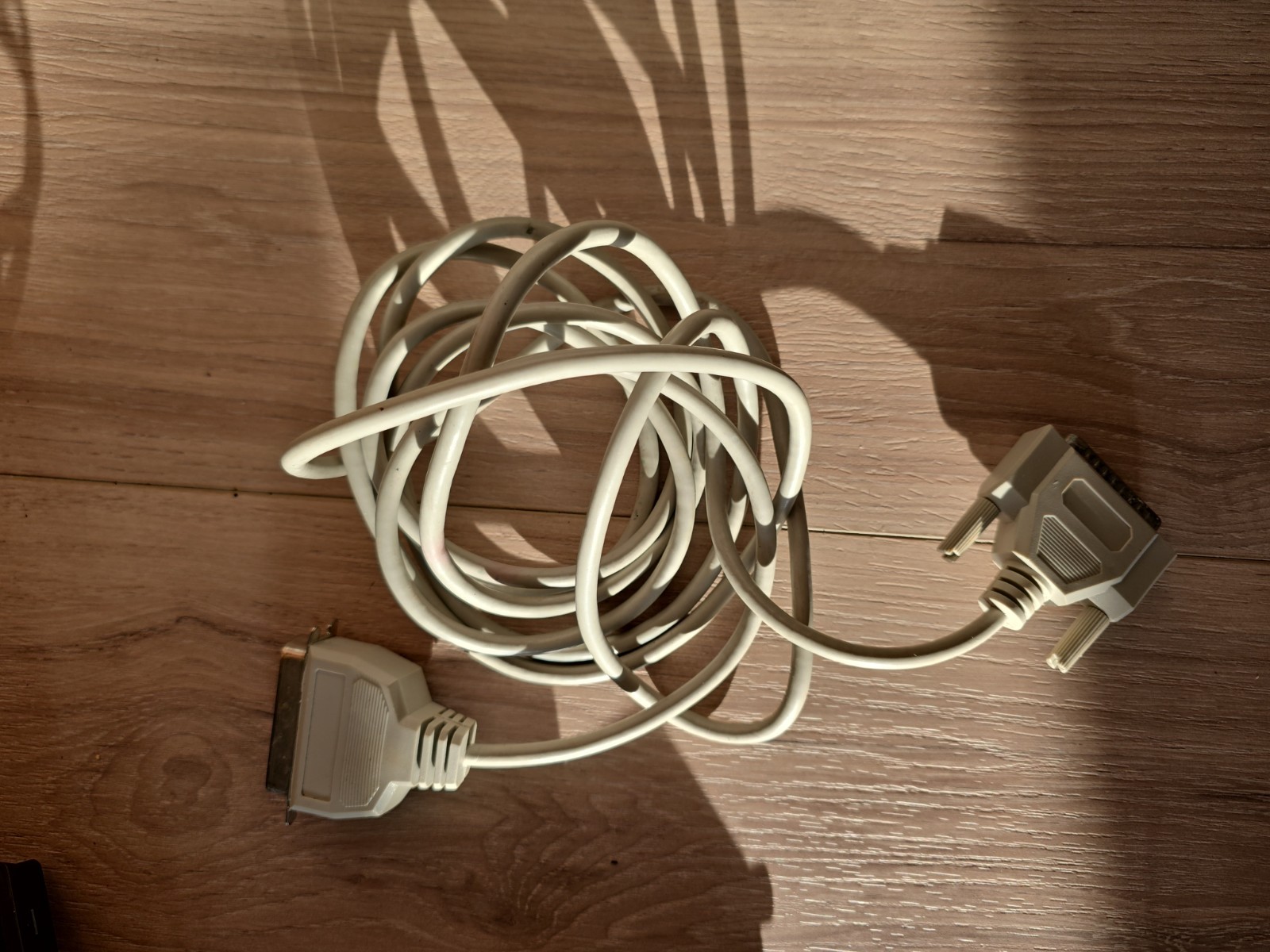 Generic Vintage LPT1 Parallel Printer Cable, 6ft