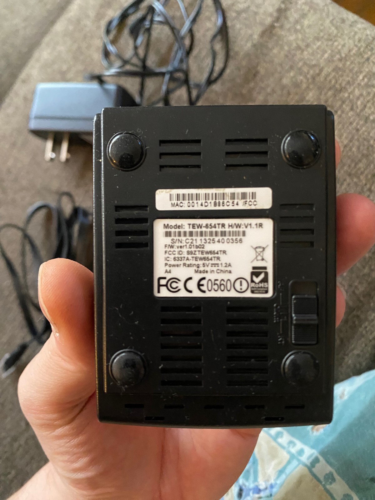 TRENDnet TEW-654TR 300 Mbps 1-Port 10/100 Wireless N Router