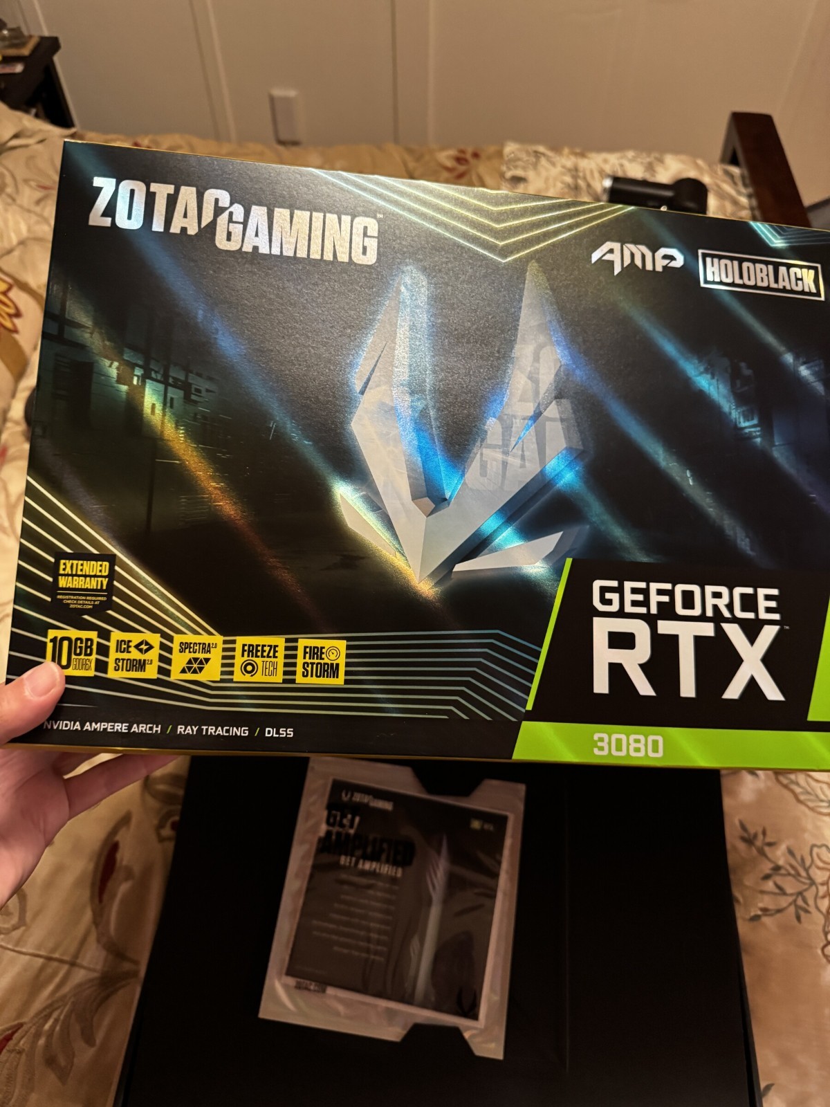 ZOTAC GAMING GeForce RTX 3080 AMP Holo 10GB GDDR6X Non-LHR w/ Box, Tested